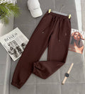 #009-1 Polo Embroidered Elastic Waist Jogger Sweatpants