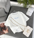 #8216 Be Your Own Chain Detail Oversized T-Shirt