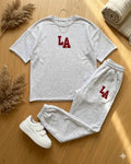 LA Oversized T-Shirt & Jogger Co-ord Set