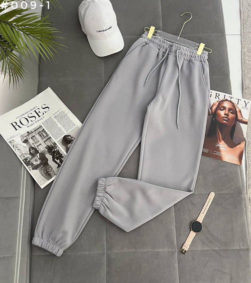 #009-1 Polo Embroidered Elastic Waist Jogger Sweatpants
