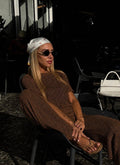 Open Knit Crochet Short Sleeve Crop Top & Wide-Leg Palazzo Trousers Co-ord Set