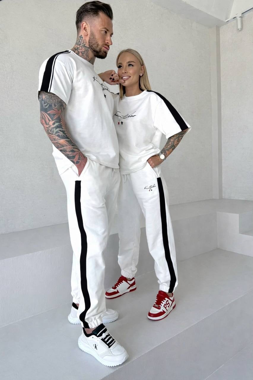 Krutyakov Signature Couple Co-ord Set — T-Shirt & Jogger