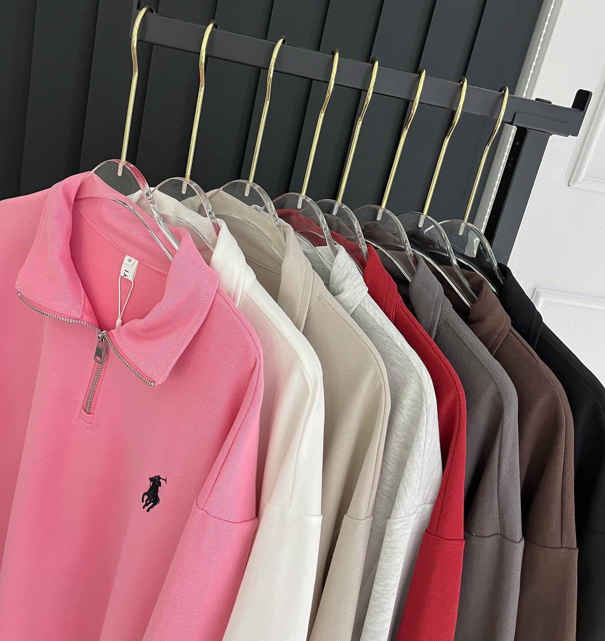 Polo Half-Zip Short-Sleeve Top & Shorts Co-ord Set