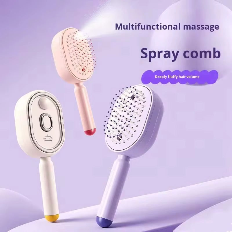 Luxury Spa Spray Comb – 5-in-1 Hair Growth & Massage Brush