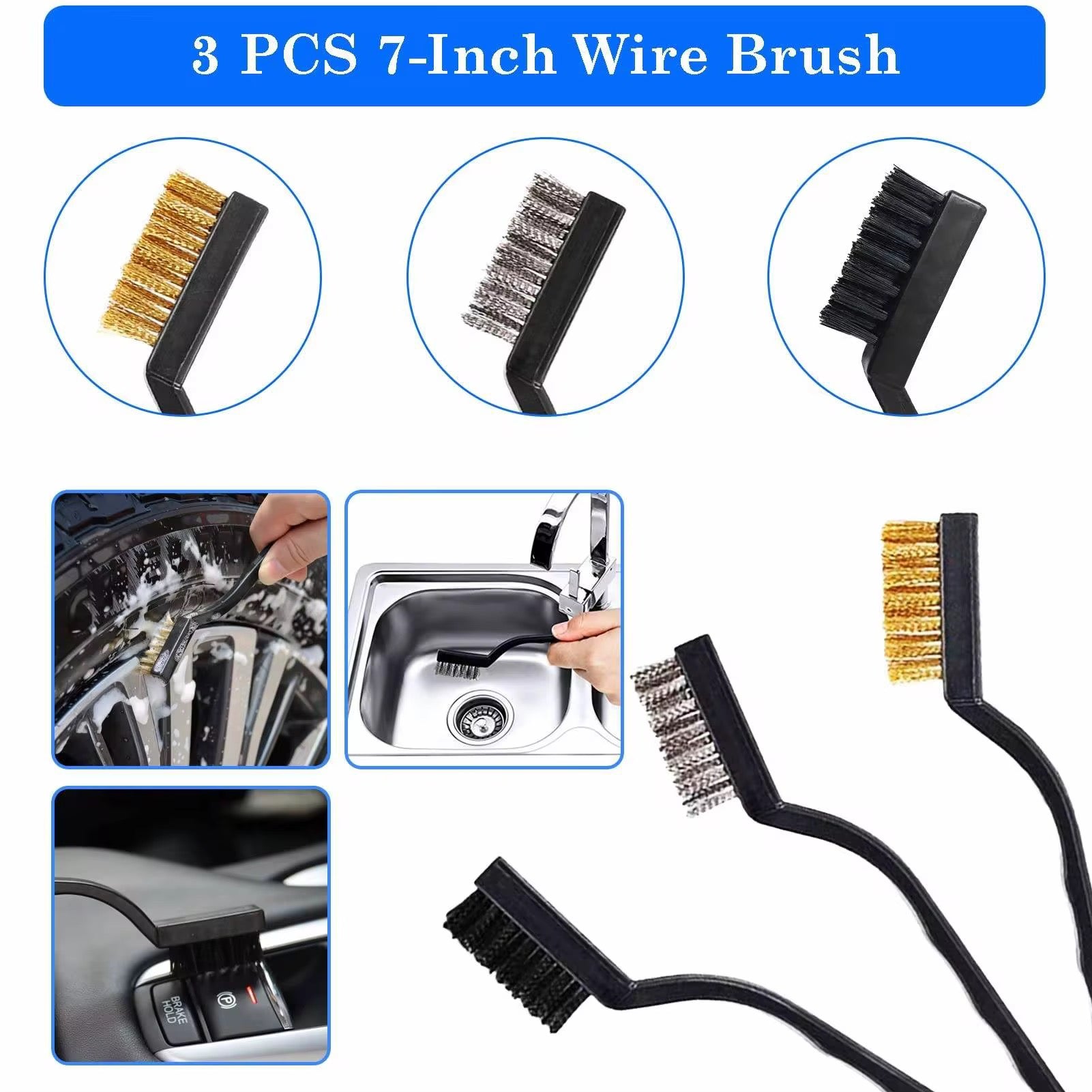 ELECTRIC CAR CLEANING BRUSH SET